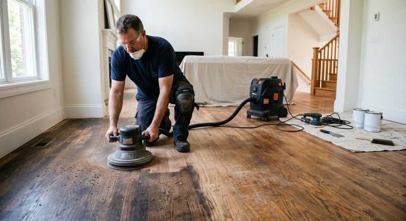 Oak Floor Refinishing in Overland Park, KS