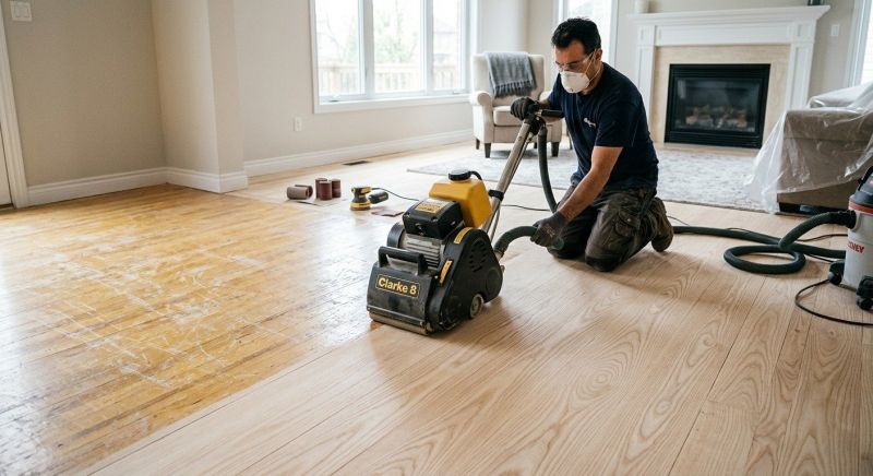 Birch Floor Refinishing in Alpharetta, GA