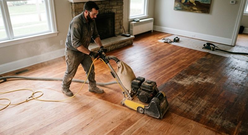 Cherry Floor Refinishing in Overland Park, KS