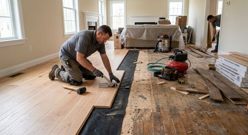 Hardwood Floor Renovation in Manassas, VA