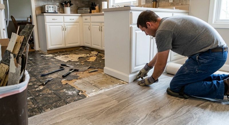 Linoleum Floor Installation in Arvada, CO