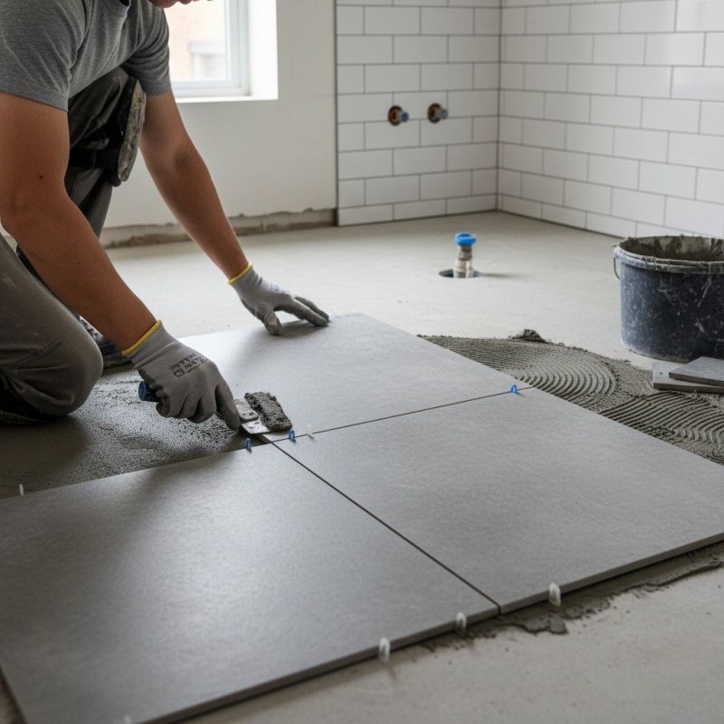 Mosaic Tile Floor Installation in Baltimore, MD