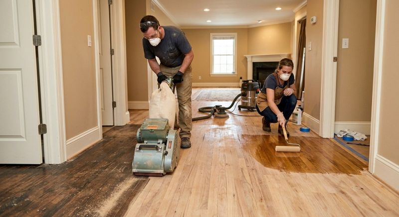 Pine Floor Refinishing in Kansas City, KS