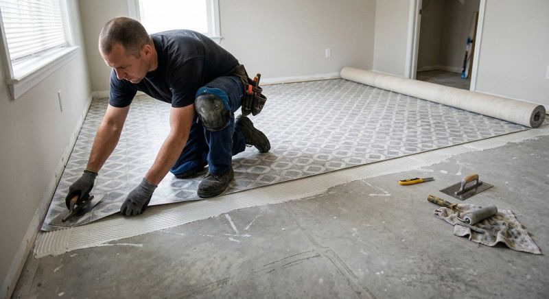Sheet Vinyl Installation in Manassas, VA