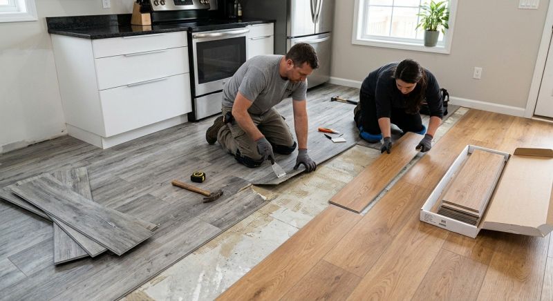 Vinyl Tile Installation in Austin, TX