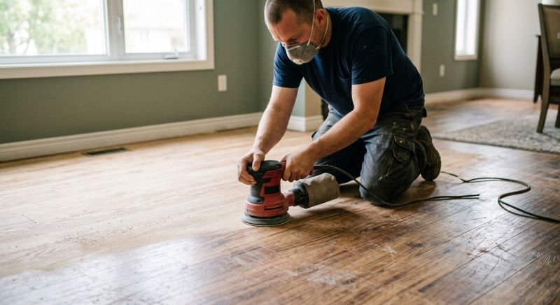 Walnut Floor Refinishing in Olathe, KS