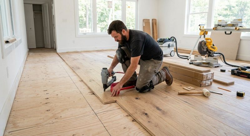 Walnut Flooring Installation in Austin, TX