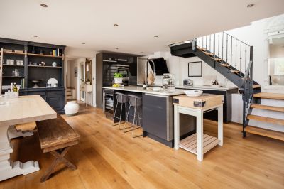Kitchen with Hardwood Floors